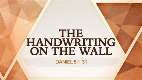 The Handwriting On The Wall - DAN006 | Sermons | Search the Scriptures