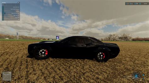 FS22 Dodge Challenger Hellcat v1.0 - FS 22 Cars Mod Download