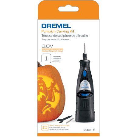 Dremel 7000-PK 6V Pumpkin Carving Kit (Tool Only) - Walmart.com | Pumpkin carving kits, Dremel ...