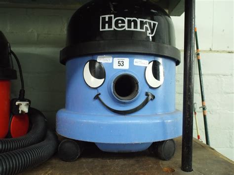 Blue Henry hoover, no tools