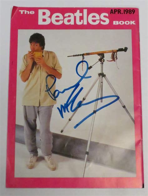 Liverpool Beatles Auction: Paul McCartney Autograph on Beatles Monthly