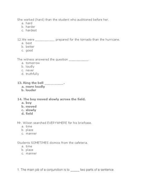 English Exam | PDF