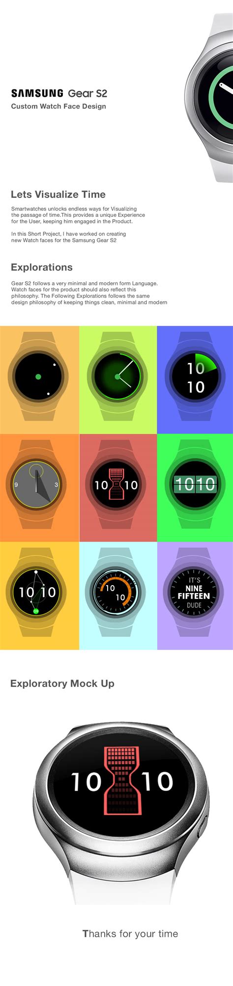 Samsung Gear S2 - Watch face Design :: Behance