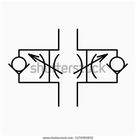 Outline Throttle Check Valve Symbol Vector 스톡 벡터(로열티 프리) 1276983850 | Shutterstock