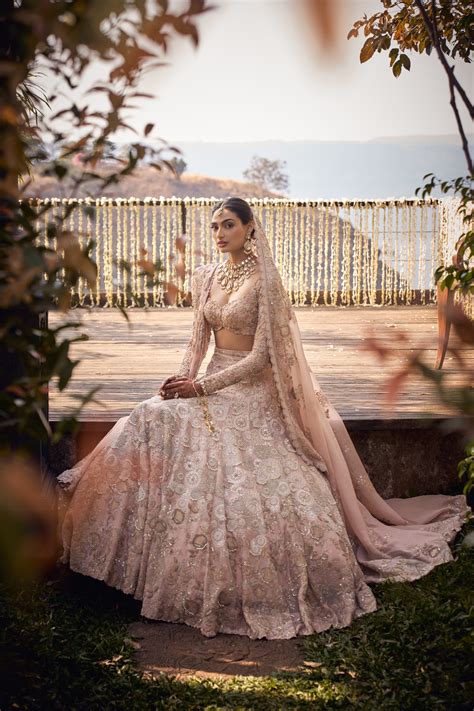 First look: Athiya Shetty chose an Anamika Khanna lehenga for her ...