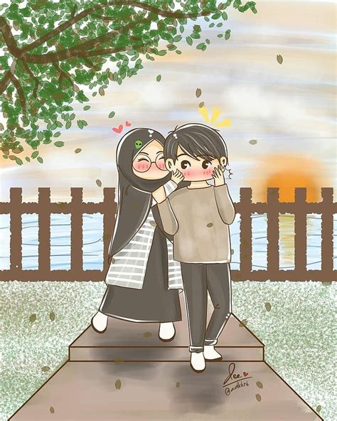 Couple unik anime muslimah wallpaper ponsel HD | Pxfuel