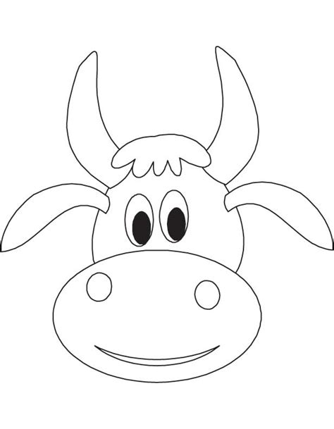 Cow Face Coloring Pages at GetColorings.com | Free printable colorings pages to print and color