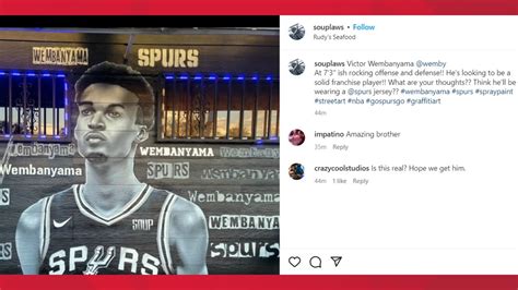 LOOK: A Victor Wembanyama mural in a Spurs jersey pops | kens5.com