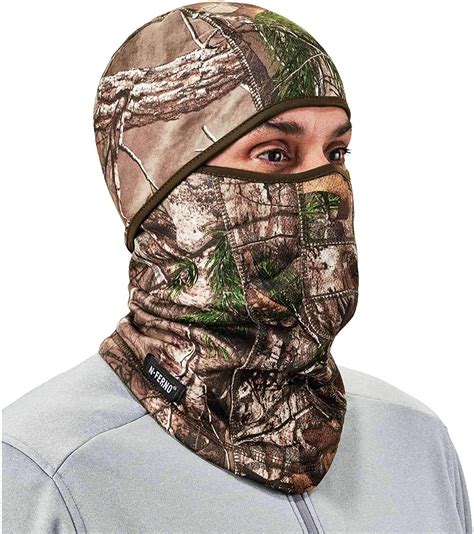 Ergodyne N-Ferno 6823 Balaclava Ski Mask, Wind-Resistant Camo Face Mask ...