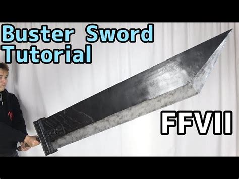 Visual Arts Final Fantasy VII Remake Cloud Buster Sword Template Kits ...