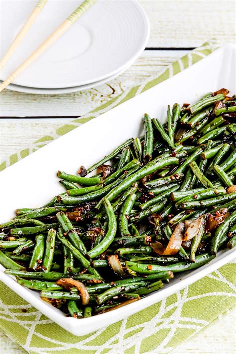 Garlicky Green Beans Stir Fry – Kalyn's Kitchen
