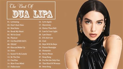 DuaLipa Greatest Hits Full Album 2021 - DuaLipa Best Songs Playlist ...