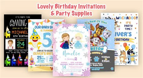 Animated Invitation Cards | Birthday Invitation Cards | kidszoneparty ...