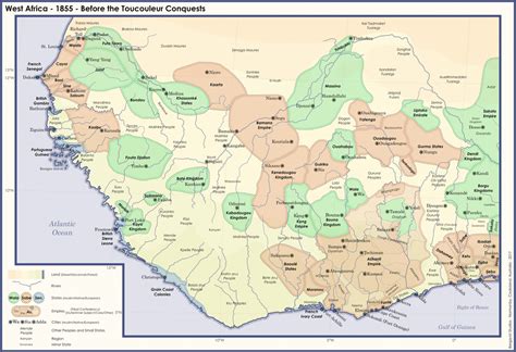 Alternate History Map - West Africa circa 1855 by banananaise on DeviantArt