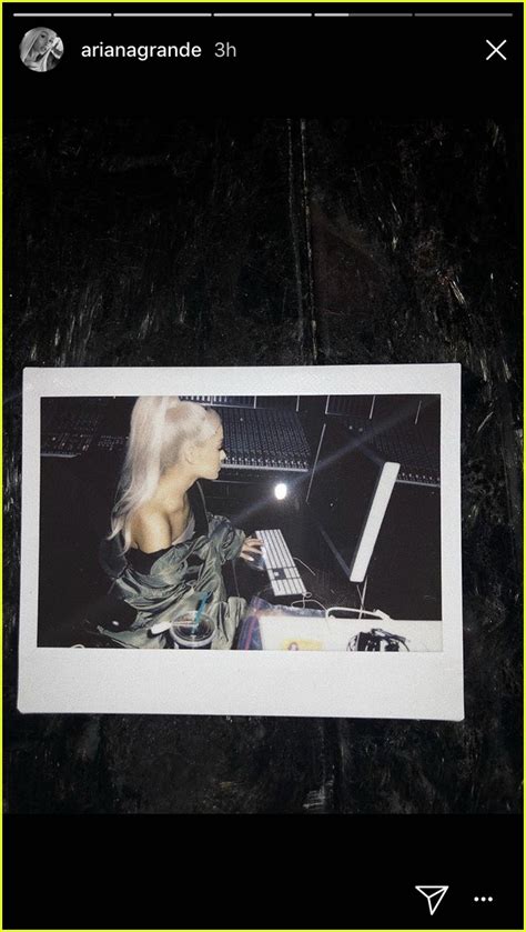 Ariana Grande Confirms She's Recording New Music - See the Studio Pics ...