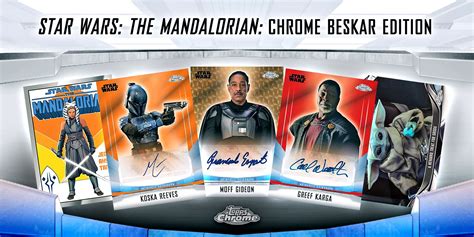 2022 Topps Chrome Star Wars The Mandalorian Beskar Edition Trading ...