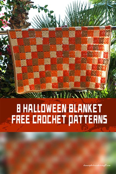 8 Distinct Halloween Blanket FREE Crochet Patterns - iGOODideas.com