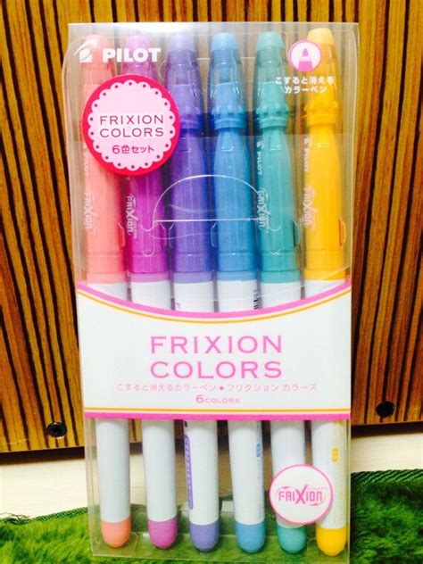 Pilot Frixion Colors Erasable Marker Pens Set 6 Pastel | Etsy