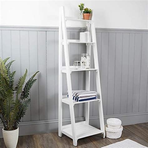 Dunelm + Nautical Wooden Ladder Shelves