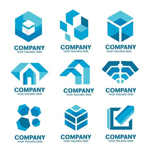 Modern business logo icons collection 834812 Vector Art at Vecteezy