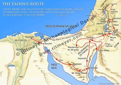 Exodus Route – Ritmeyer Archaeological Design