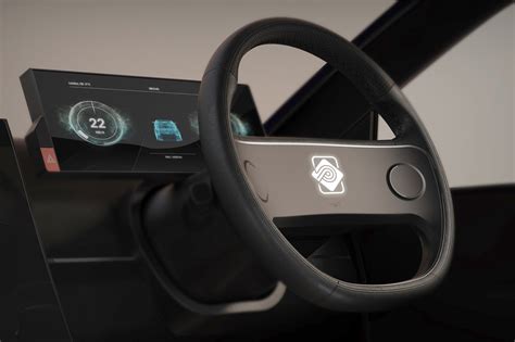 State-of-the-art steering wheel concept comes with touch-sensitive inputs and a recyclable ...