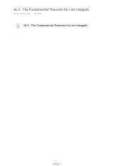 16.3 - The Fundamental Theorem for Line Integrals.pdf - 16.3 - The Fundamental Theorem for Line ...