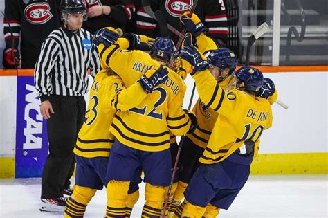 Quinnipiac men’s hockey holds off St. Cloud State to advance to NCAA ...