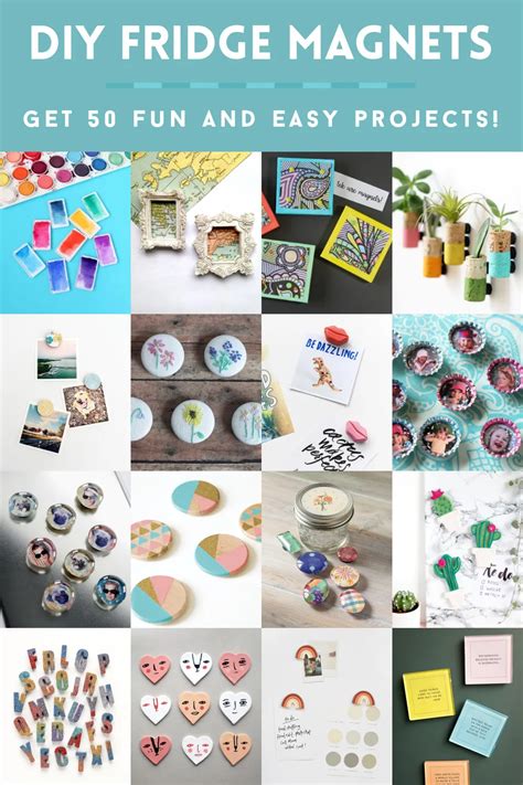 DIY Fridge Magnets: 50 Projects for Home or Gifts - Mod Podge Rocks