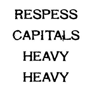 Respess Capitals Medium | Creazilla