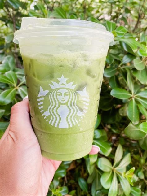 STARBUCKS DRINK ORDER: Healthy Iced Matcha Green Tea Latte