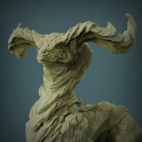 ArtStation - Dragon Sculpture