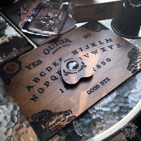 Ouija board, Classic by PandoraWitchShop on Etsy https://www.etsy.com/listing/514389839/ouija ...