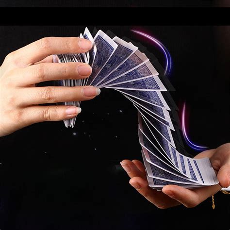 Electric Deck Acrobatics Waterfall Card Magic Tricks,Close Up,Gimmick,Illusion,Prop-in Magic ...