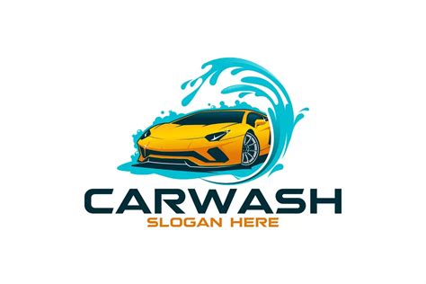 Car Wash Logo Template | Wash logo, Car wash, Logo design template