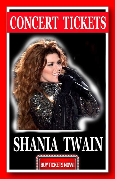 SHANIA TWAIN - Tour 2020 - 2021. The easiest way to buy concert tickets (seller – SeatGeek ...