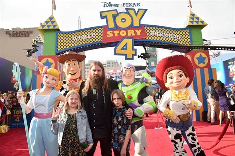 LOOK: Chris Stapleton Brings His Kids to 'Toy Story 4' Premiere