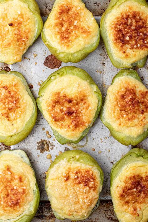 Easy Stuffed Chayote Squash - The Foodie Kitchn