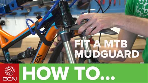 How To Fit A Mountain Bike Mudguard - Fit An SKS Shockboard - YouTube