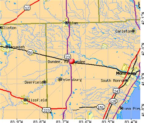 Dundee, Michigan (MI 48131) profile: population, maps, real estate, averages, homes, statistics ...