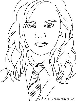 Hermione Granger Coloring Pages - Learny Kids