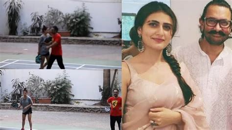 Aamir Khan, Fatima Sana Shaikh play pickleball. Watch | Bollywood ...