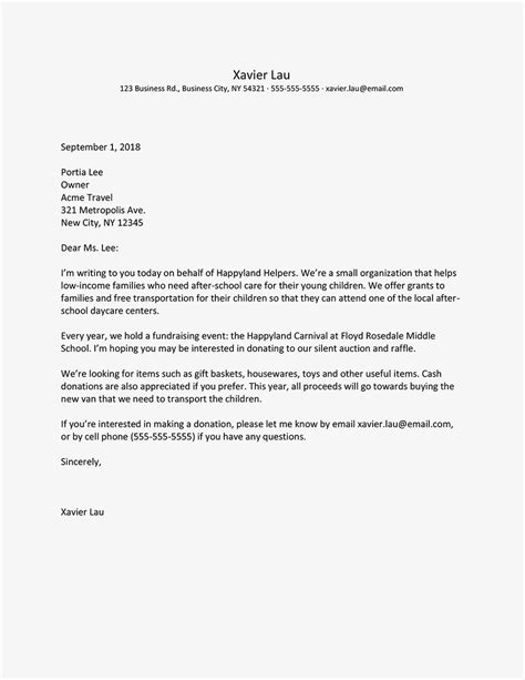 Business Letter Layout Example | Business letter layout, Business ...