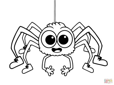 Incy Wincy Spider coloring page | Free Printable Coloring Pages