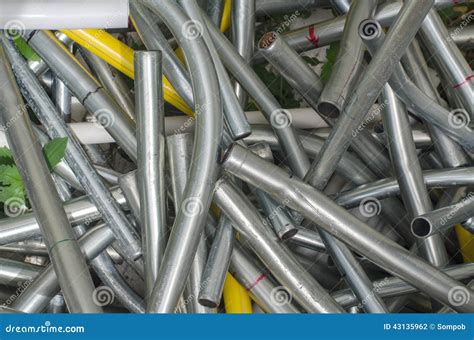 Steel Scrap Iron Scrap Material Recycle Stock Photo - Image of ...