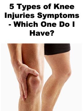 5 Types of Knee Injuries Symptoms: Which One Do I Have? (2024) - Cryotherapy Toronto