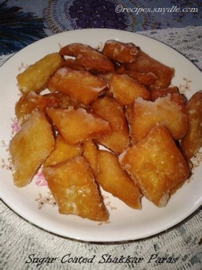 Sugar Coated Shakkar Para Recipe – Yummy Recipes