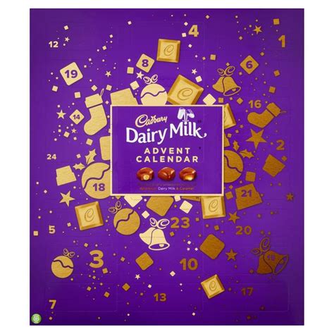 Cadbury Dairy Milk Chocolate Chunks Advent Calendar 258g - British Chocolate Factory
