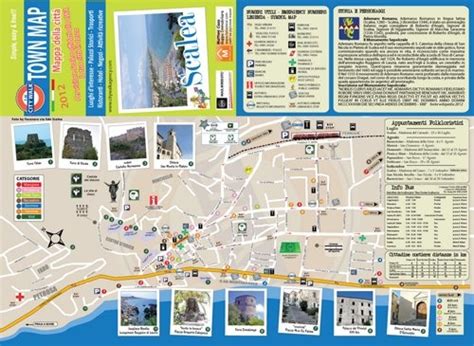 town map of Scalea - South italy - city walk agency - Luca Grisolia | Town map, City maps, Map