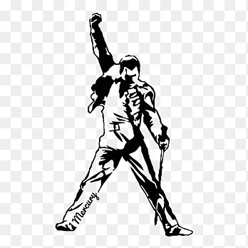 Freddie Mercury Stencil